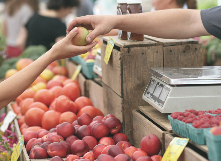 There's always fresh food at the 50 mile Bitterroot Garage Sale